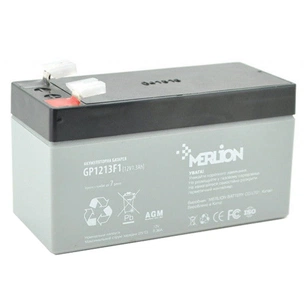 Батарея до ДБЖ Merlion 12V-1.3Ah (GP1213F1) зображення 1