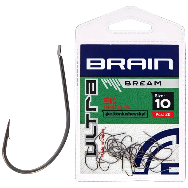 Гачок Brain Ultra Bream 10 (20шт/уп) (1858.52.59) - зображення 1