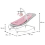 Крісло-гойдалка Kinderkraft шезлонг Felio 2 Peony Rose (5902533921096) - зменшене зображення 12