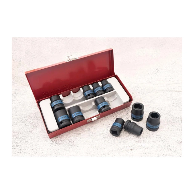 Набір головок KING TONY 1/2" ударних 11 шт. 10 - 21 мм (4412MP) - picture 2