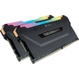Модуль пам'яті для комп'ютера DDR4 32GB (2x16GB) 3200 MHz Vengeance RGB Pro Black Corsair (CMW32GX4M2C3200C16) - зменшене зображення 4