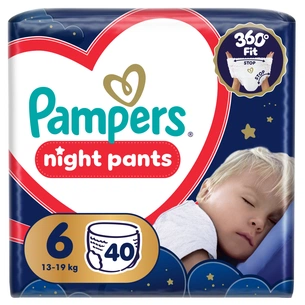 Підгузки Pampers Night Pants Розмір 6 (13-19 кг) 40 шт (8006530320603) зображення 1