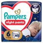 Підгузки Pampers Night Pants Розмір 6 (13-19 кг) 40 шт (8006530320603) - зменшене зображення 1