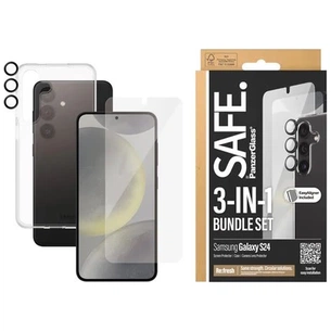 Чохол до мобільного телефона PANZERGLASS 3-in-1 Pack Samsung Galaxy S24 (PG_BSAFE95672) зображення 1