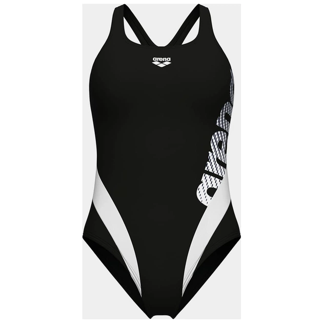 Купальник Arena Stripeflo Swimsuit Swim Pro Ba 011175-551 чорний, білий 42 (3468337721543) - зображення 7