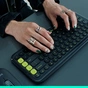 Клавiатура бездротова Logitech Pop Icon Keys Rose (920-013073) - зменшене зображення 8