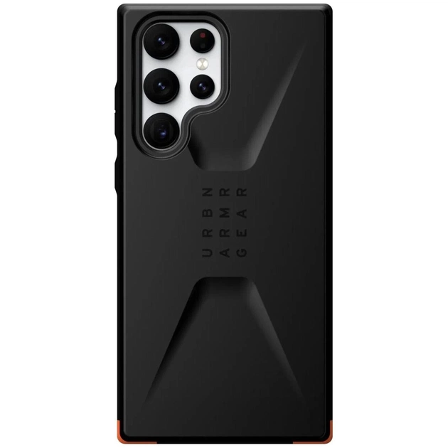 Чохол-накладка Urban Armor Gear Civilian для Samsung Galaxy S22 Ultra SM-S908 Black (21344D114040) - зображення 1