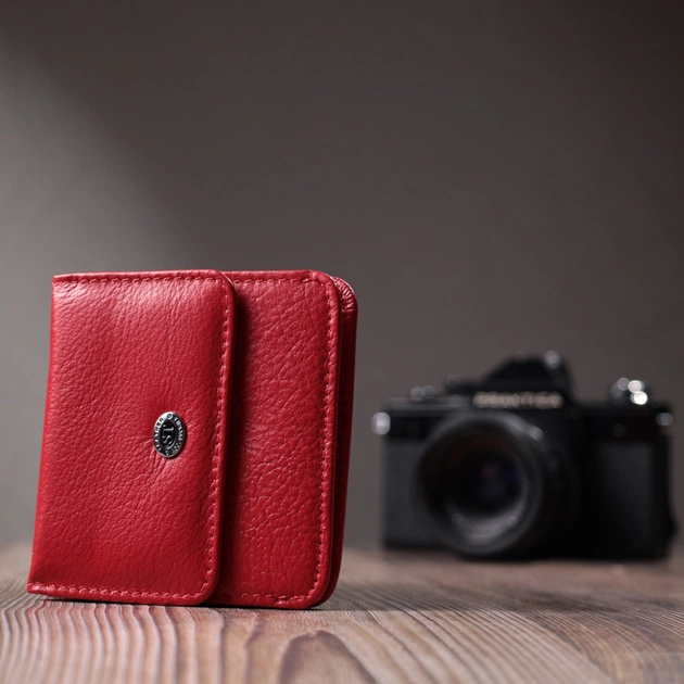 Кошелек ST Leather Из натуральной кожи Красный (22689) - изображение 10