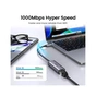 Перехідник USB-C to RJ45 Ethernet 1000Mbps gray Ugreen (40322) - зменшене зображення 6
