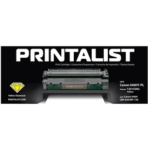 Картридж Printalist Canon 046H, LBP-650/MF-730 1251C002 5K Yellow (Canon-046HY-PL) зображення 1