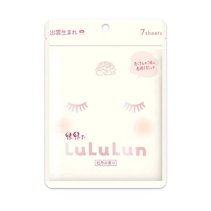 Маска для обличчя Lululun Face Mask Shimane Peony Омолоджуюча З коіксом та півонією 7 шт. (4582305069969) зображення 1