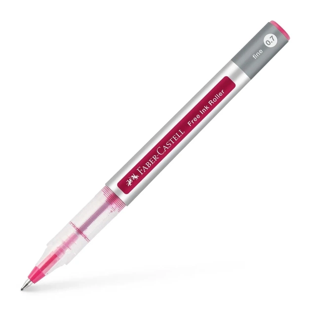 Роллер Faber-Castell Free Ink rollerball, цвет чернил темно-красный, 0,7 мм, одноразовая (29132) - изображение 1