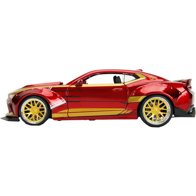 Машина Jada металева Марвел. Месники: Шевроле Камаро (2016) з фігуркою Залізної людини 1:24 (253225003) - picture 2