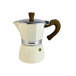 Гейзерна кавоварка Magio Бежева 3 порції 150 мл (MG-1007) зображення 1