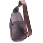 Сумка Vintage Слінг чоловіча з натуральної шкіри Коричнева (21401) - зменшене зображення 2