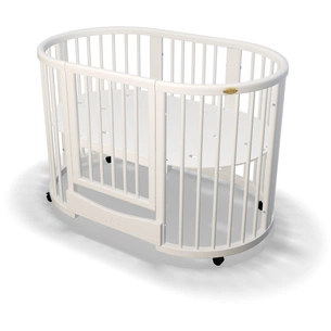 Ліжечко Ingvart Smartbed Plus Round молочний (4739001) зображення 1