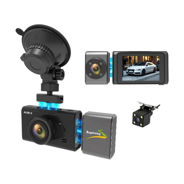 Відеореєстратор Aspiring Alibi 9 GPS, 3 Cameras, Speedcam (Aspiring Alibi 9 GPS, 3 Cameras, Speedcam) - picture 6