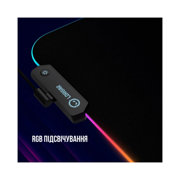 Килимок для мишки Lorgar Steller 919 RGB USB Black (LRG-GMP919) - picture 8