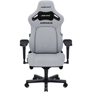Крісло ігрове Anda Seat Kaiser 4 Fabric Size XL Grey (AD12YDDC-XLL-20-G-CF) зображення 1