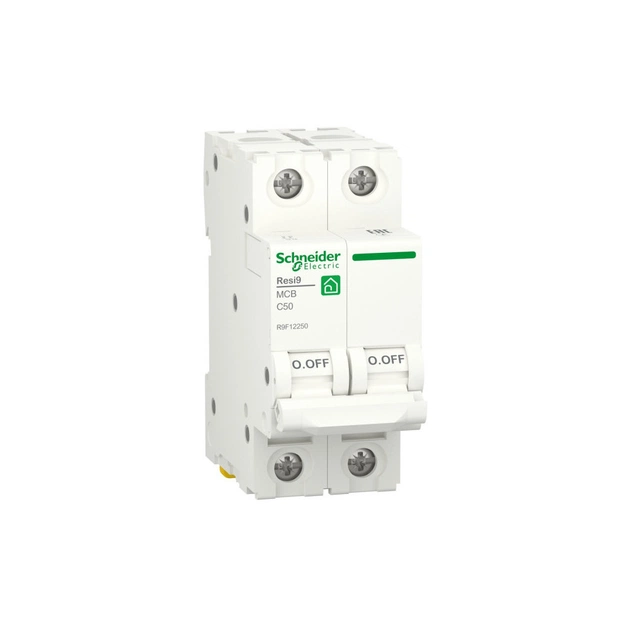 Автоматичний вимикач Schneider Electric RESI9 6kA 2P 50A C (R9F12250) - зображення 1
