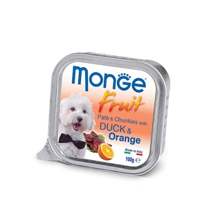 Консерви для собак Monge DOG FRUIT качка з апельсином 100 г (8009470013239) зображення 1