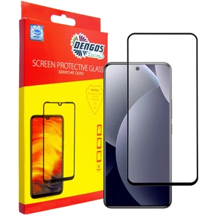 Скло захисне Dengos Full Glue Xiaomi Redmi Note 15 Pro 5G Black (TGFG-427) зображення 1