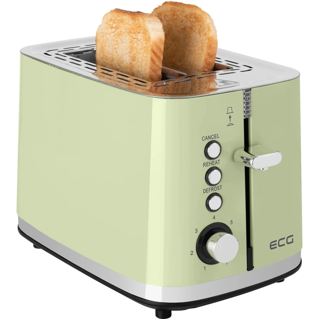 Тостер ECG ST 2766 Vintage Olive - picture 7