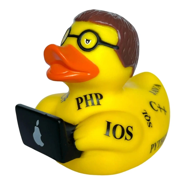 Игрушка для ванной Funny Ducks Утка Программист (1333) - изображение 1
