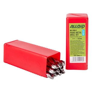 Сверло Alloid по металлу, 8.2мм, DIN338 (DB-3388.2) изображение 1