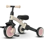 Дитячий велосипед QPlay Stager 3 в 1 з ручкою, біговел, Beige-Pink (T80STAGERBeigePink) - зменшене зображення 2