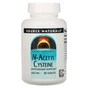 Амінокислота Source Naturals NAC (N-Ацетил-L-Цистеїн), 600 мг, N-Acetyl Cysteine, 30 таблеток (SN0849) - зменшене зображення 1