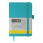 Книга записна Buromax ETALON 95 х 140 мм, 96 аркушів, клітинка, бірюзовий (BM.296160-06) - зменшене зображення 1