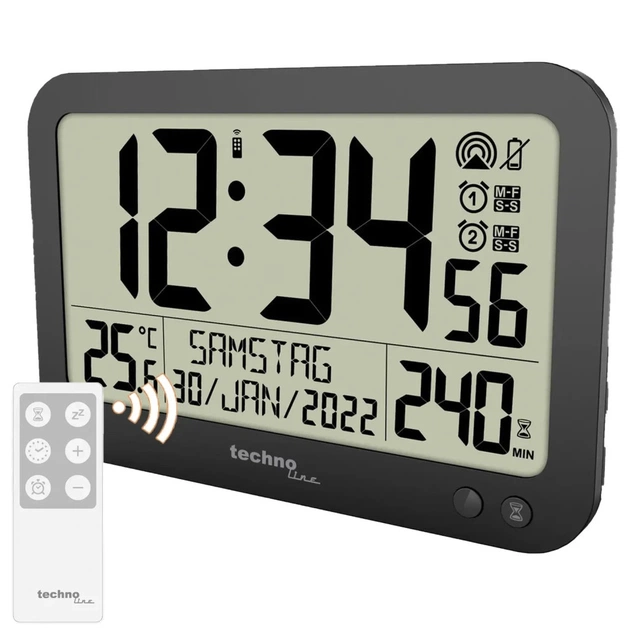 Настінний годинник Technoline WS8026 Black (DAS302460) - picture 3