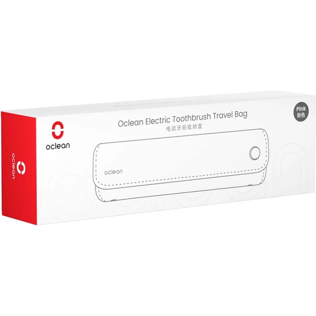 Футляр для зубної щітки Oclean Toothbrush Travel Case PINK New SOFT (6970810553413) - picture 5