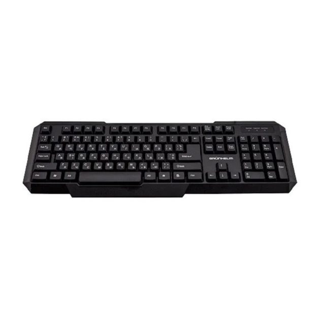 Клавиатура Grunhelm KB-103WD USB UA Black (109329) - изображение 1