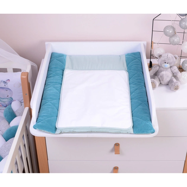 Пеленальний матрацик Верес Velour Aquamarine 50х70 см (429.01) - picture 3