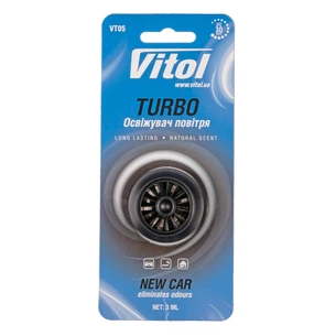 Ароматизатор для автомобіля VITOL Turbo New car (VT05) picture 1