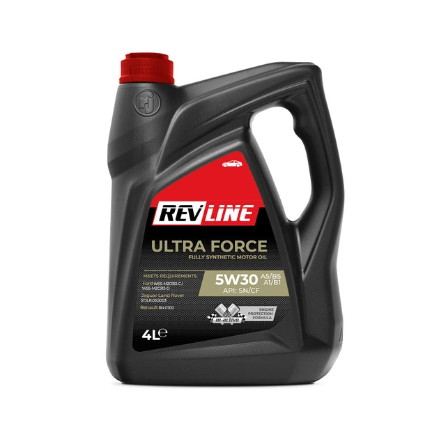 Моторна олива REVLINE ULTRA FORCE A5/B5 5w30 4л (RUFA5B55304) - зображення 1