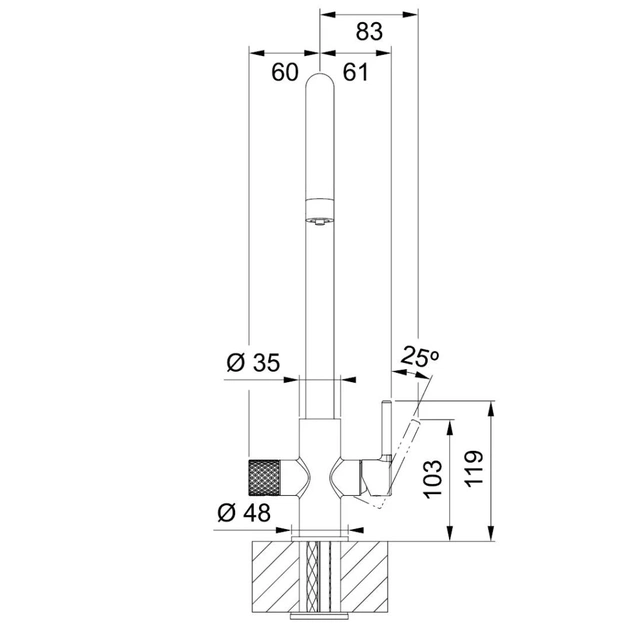 Змішувач Franke Lina J Clear Water (120.0730.806) - зображення 9