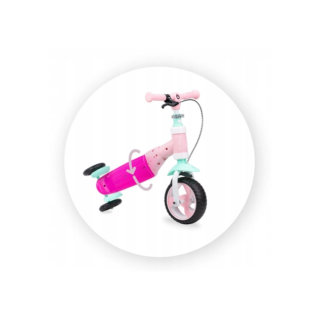 Самокат MoMi Elios 2 в 1 беговел Рожевий (ROBI00030) - picture 8