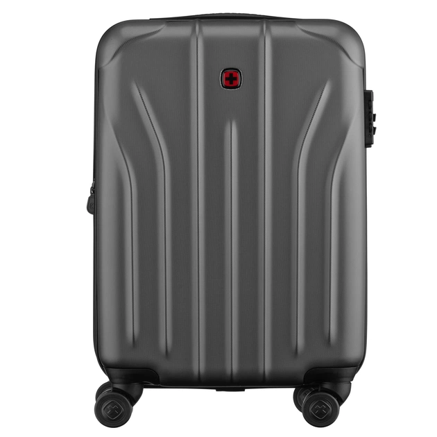 Валіза Wenger Oryson, мала, пластик, 4 колеса, сіра (653208) - зображення 4