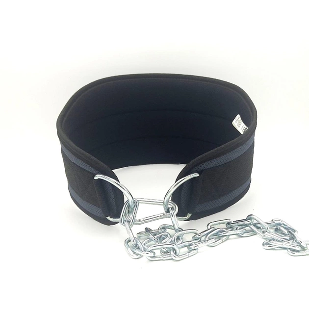 Обважнювач MadMax MFA-290 неопреновий з ланцюгом Сіро-Чорний L (MFB-290) - зображення 5