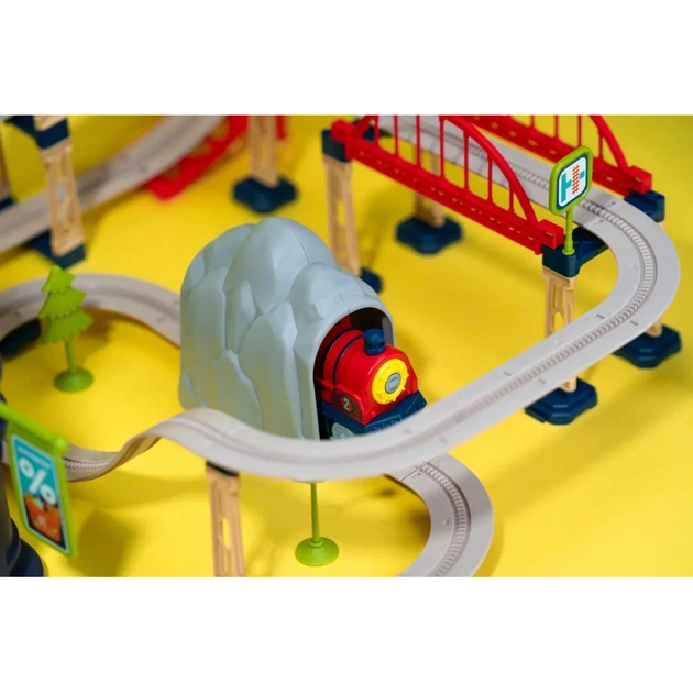 Железная дорога Otamanko Храбрый паровозик трюковая железная дорога 222 детали (89972) - изображение 7