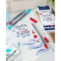 Художній маркер Faber-Castell набір акварельних двосторонніх Goldfaber Aqua Dual Marker Sea, 6 кольорів (32308) - зменшене зображення 5