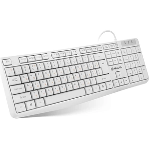 Клавіатура REAL-EL RK-513 USB White (EL123100047) зображення 1