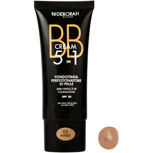 BB-крем Deborah 5-in-1 Foundation SPF20 05 - Amber 30 мл (8009518145908) изображение 1