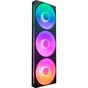 Кулер для корпуса NZXT F360 RGB Core Fan (Single Frame) - Black (RF-U36HF-B1) - уменьшенное изображение 1