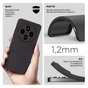 Чохол до мобільного телефона Armorstandart Matte Slim Fit Xiaomi Poco M7 5G Camera cover Black (ARM85162) - зменшене зображення 3