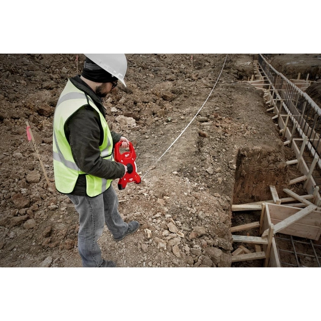 Рулетка Milwaukee зі скловолокна, 60м/200фт (48225360) - picture 5