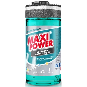 Засіб для ручного миття посуду Maxi Power Nanomatic 1 л (4820204703400) picture 1